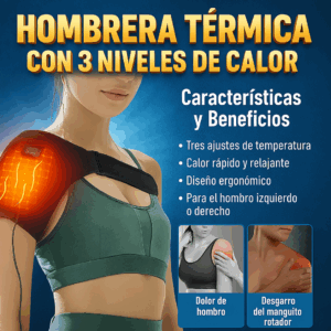 Hombrera Térmica para Hombros – Alivio Profundo del Dolor y la Tensión