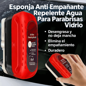 Esponja Anti-Empañante y Repelente de Agua para Parabrisas y Vidrios