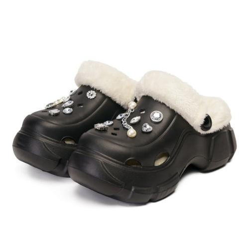 Crocs Mujer Plataforma Negro - Imagen 3