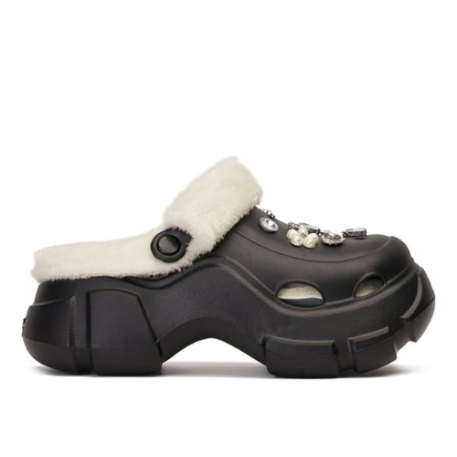 Crocs Mujer Plataforma Negro - Imagen 2
